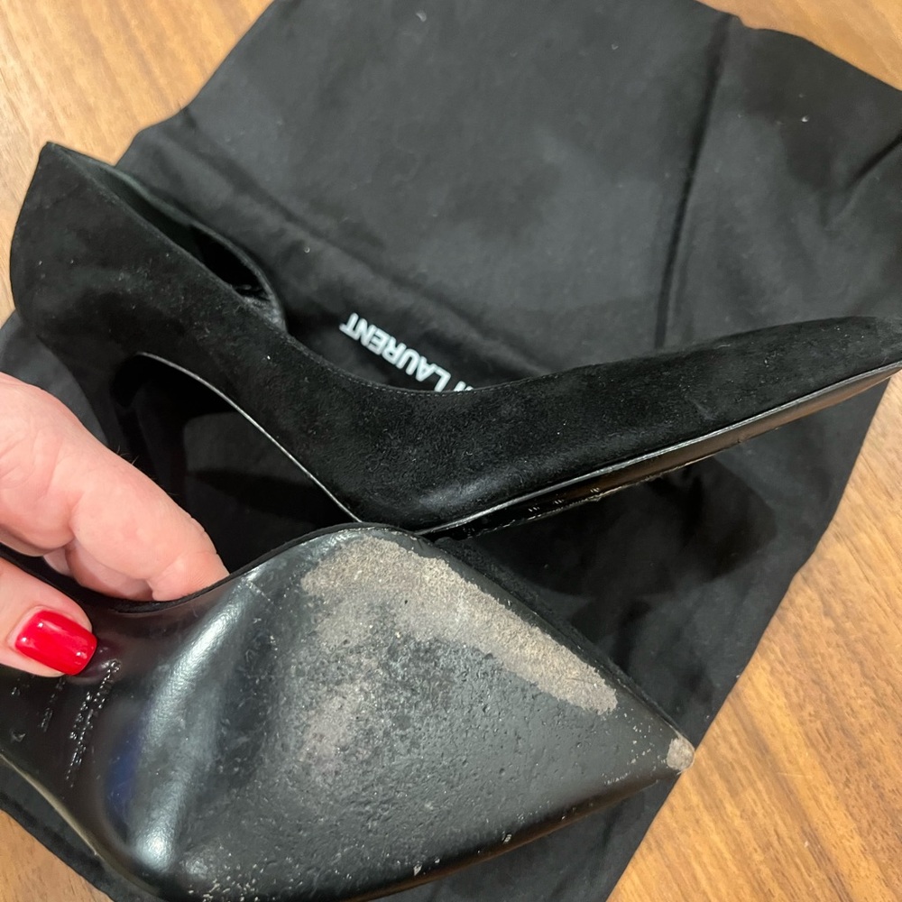Saint Laurent Black Women's Heels - Picture 6 of 6